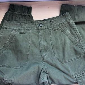 Olive green cargo pants